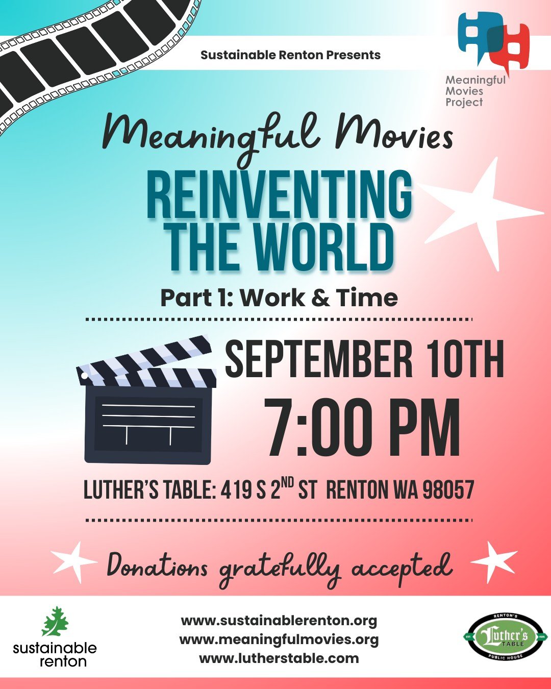 Reinventing the World: Part 1 - Work and Time